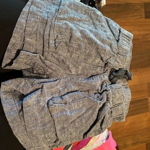 Tea collection blue linen shorts. Sz 3